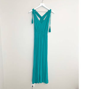Forever 21 Maxi Dress with Criss Cross Back (Size Small)